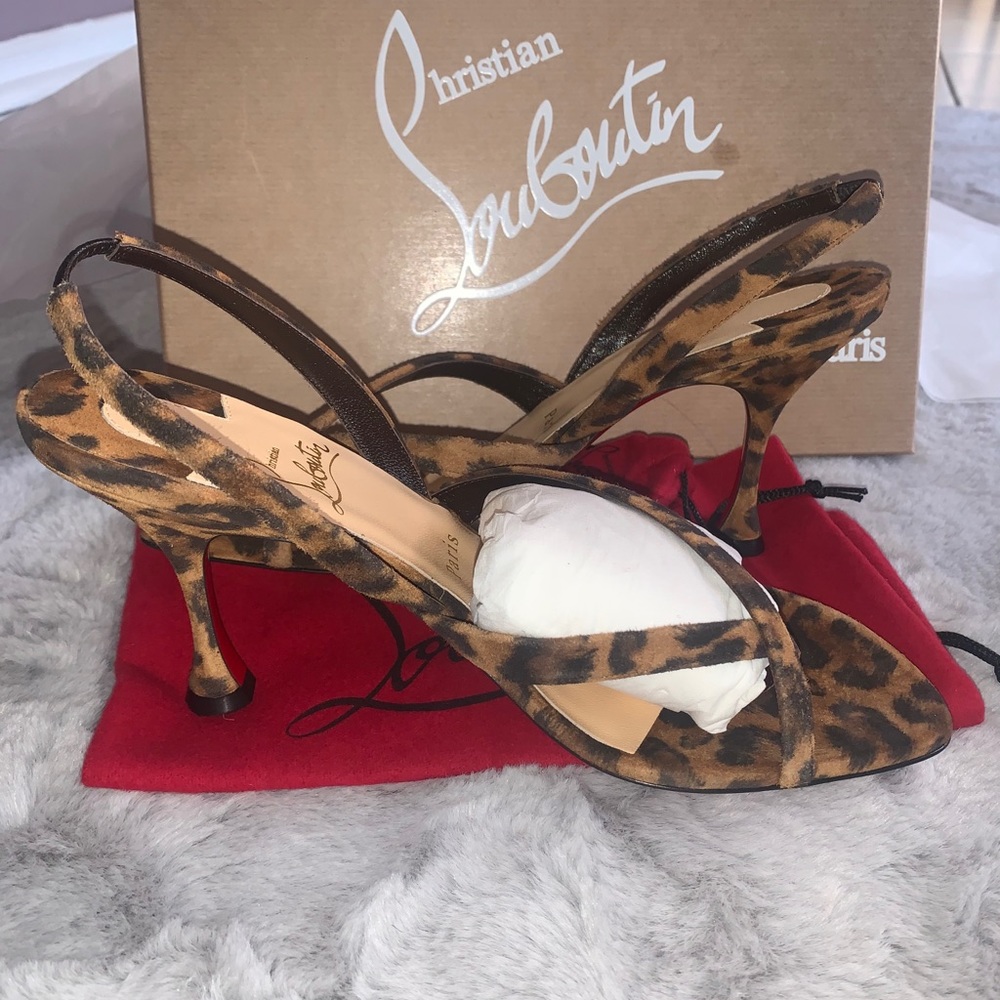 39.5 Christian louboutin Taralita sandals 85mm new - Picture 1 of 11